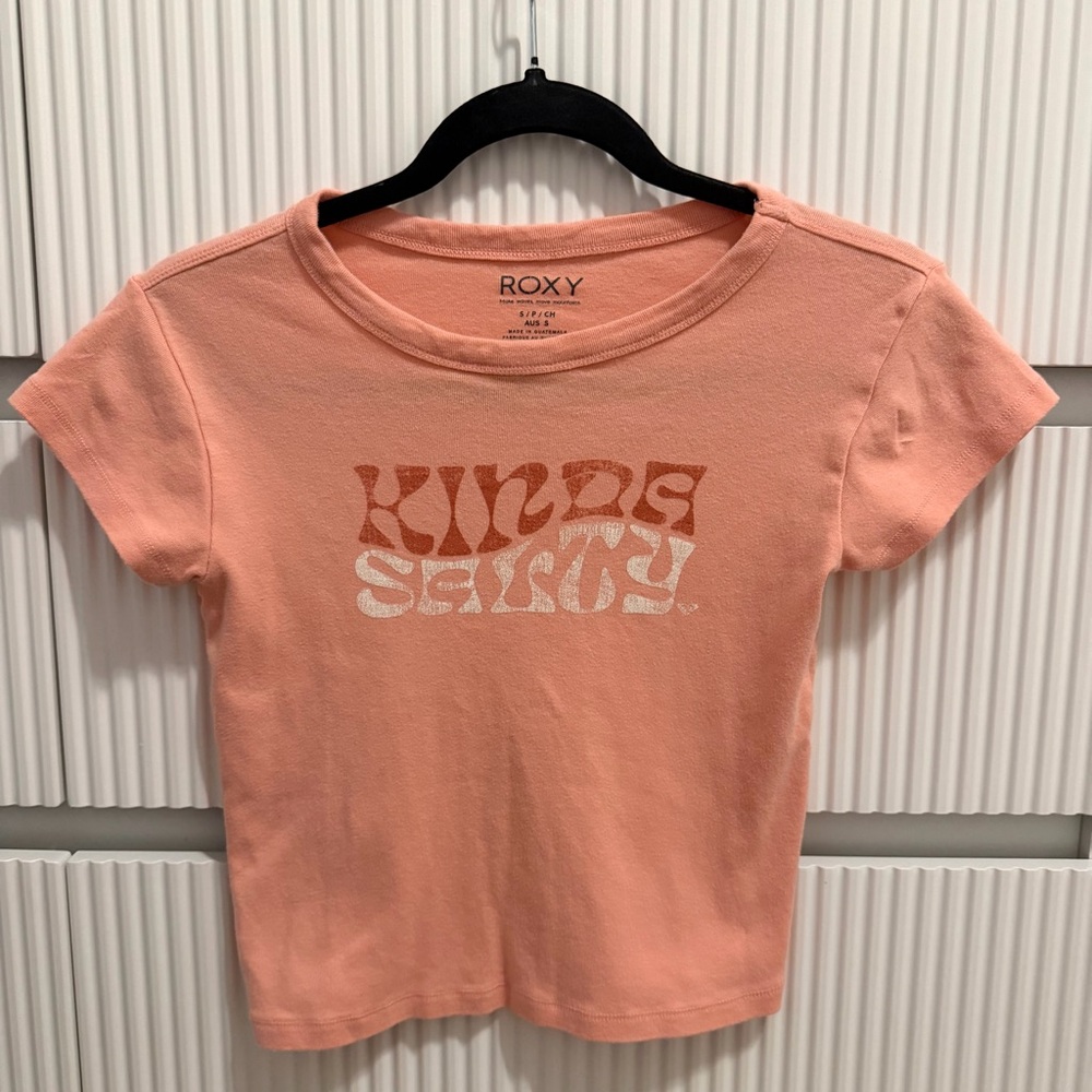 Roxy Peach Graphic Tee